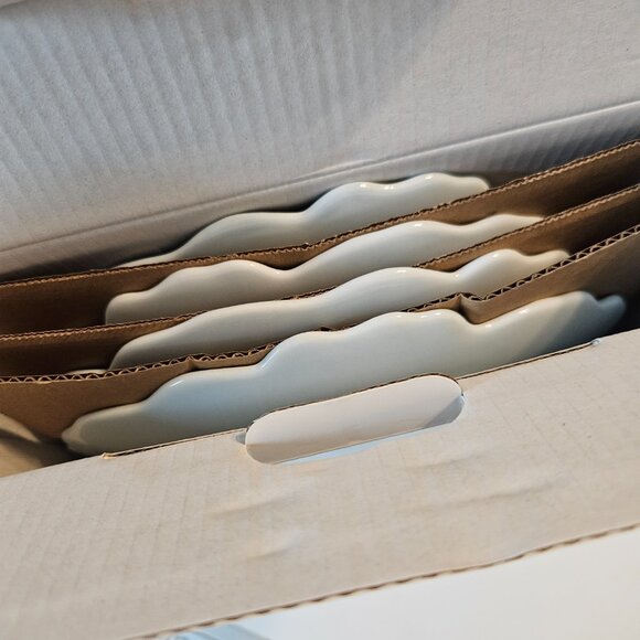 Lenox Butterfly Meadow Blue Floral Accent Plates Set of 4 - Picture 3 of 6